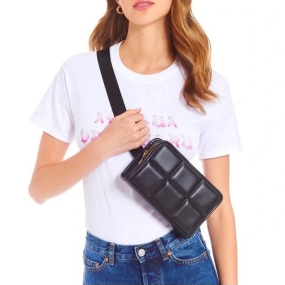 Amanda Uprichard Faux Leather Quilted Belt Bag